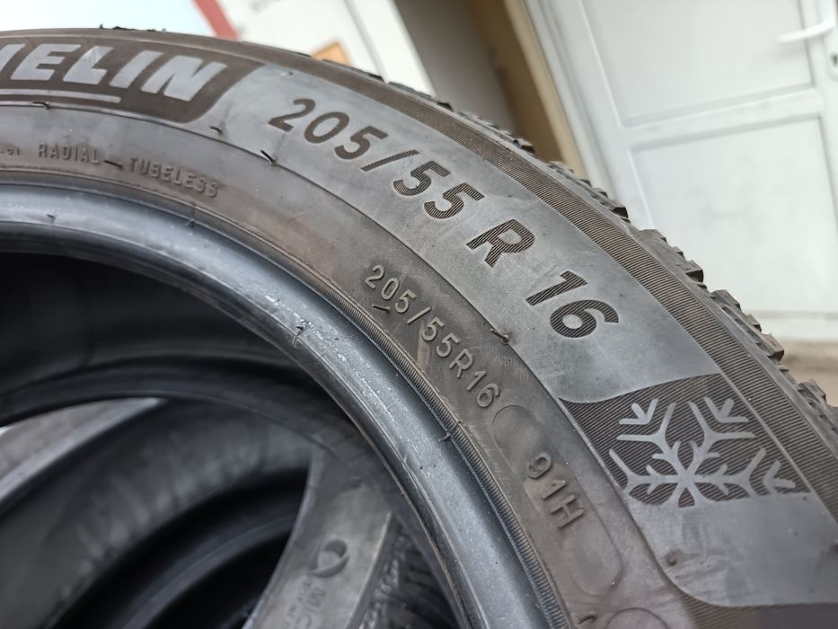 Anvelope MS iarna 205 55 16 Michelin 2022 și 2023 6.2mm