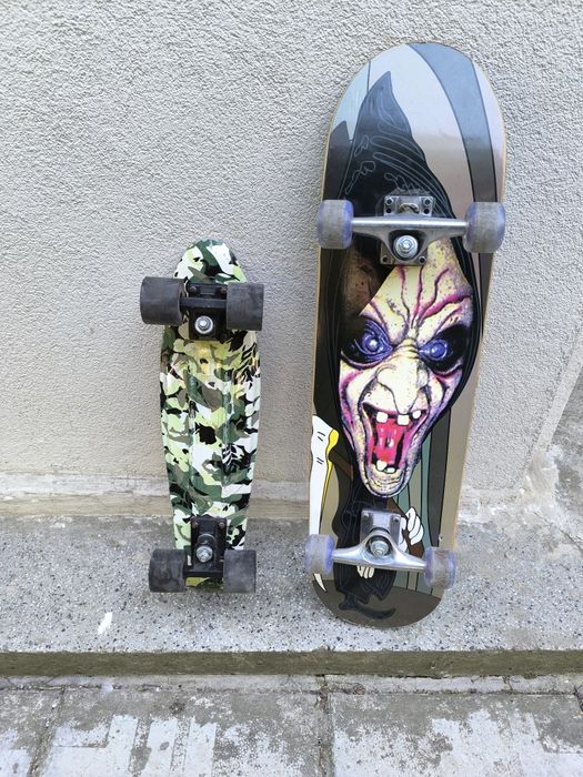 Скейтборд и пениборд