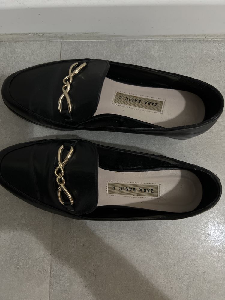 Loafers din piele Zara, marimea 35