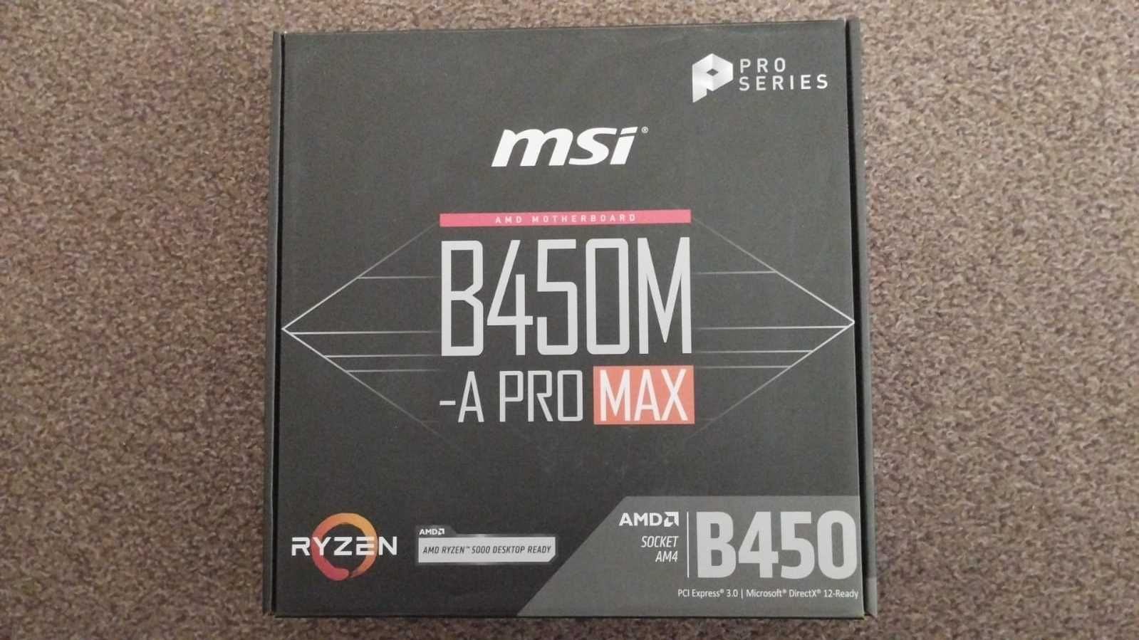 Kit AMD Cpu Ryzen 2600, 16Gb ram, MB MSI SIGILATA CU GARANTIE