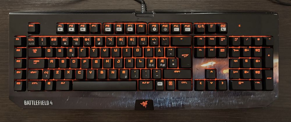 Tastatura Razer Battlefield 4 Black Widow Ultimate Edition