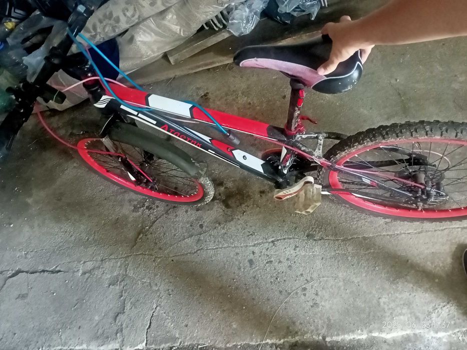 Велосипед на ходу