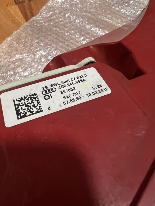 Audi A7 2012г. комплект американски стопове