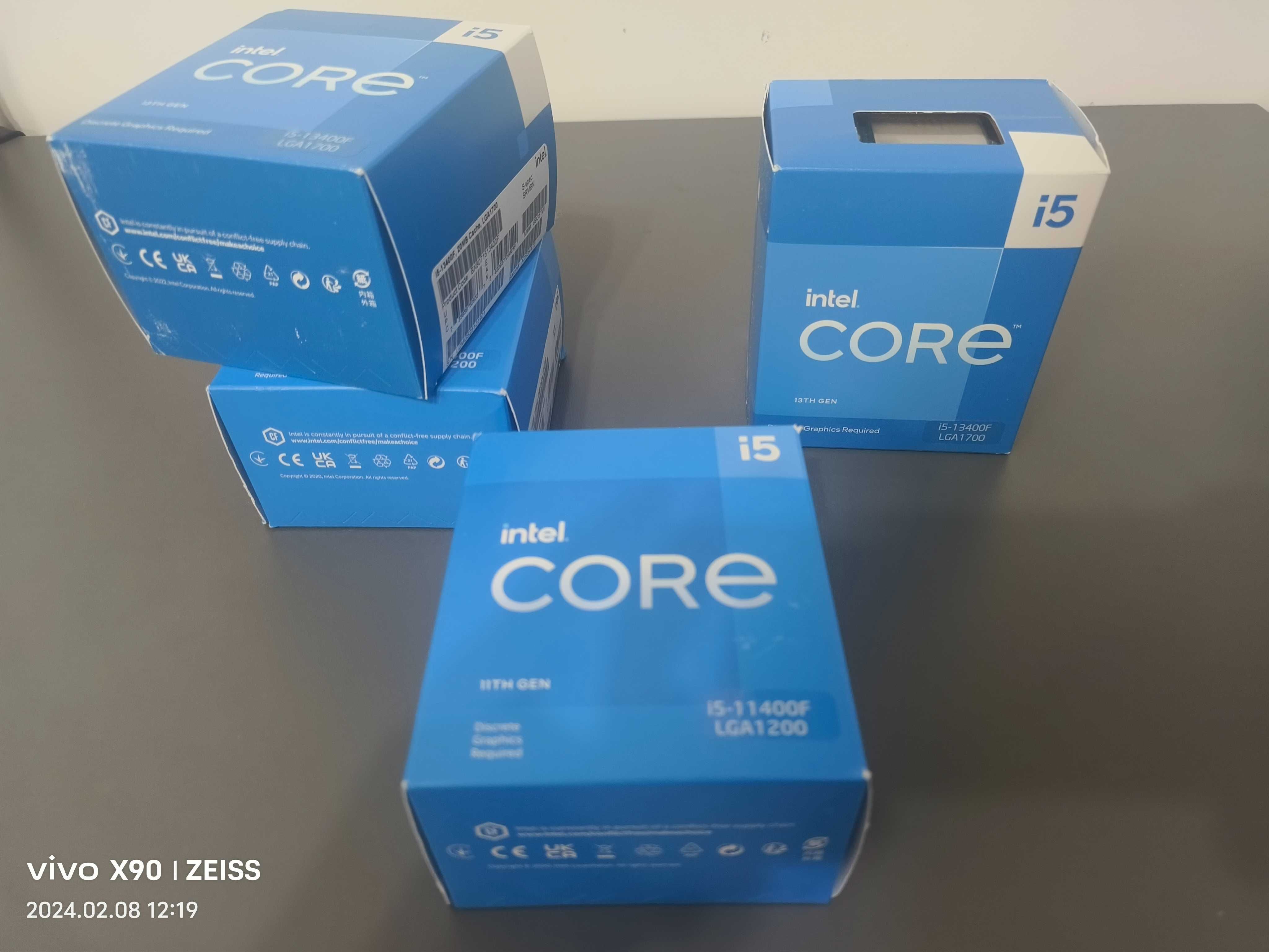 Процесор Intel Core i5-11400F с кулер - нови и запечатани, с гаранция