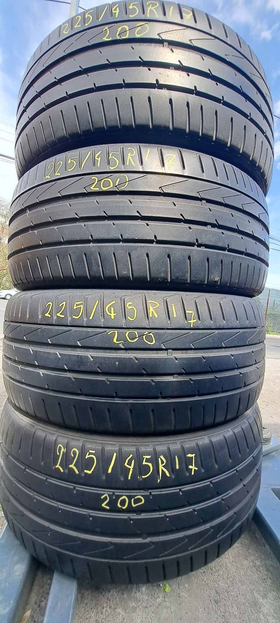 4 anvelope vara 225/45r17 Hankook dot 2019 Montaj Gratuit