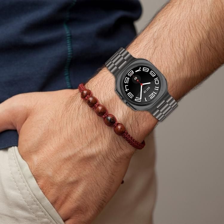 Триплетна каишка от неръждаема стомана за samsung galaxy watch ultra 4
