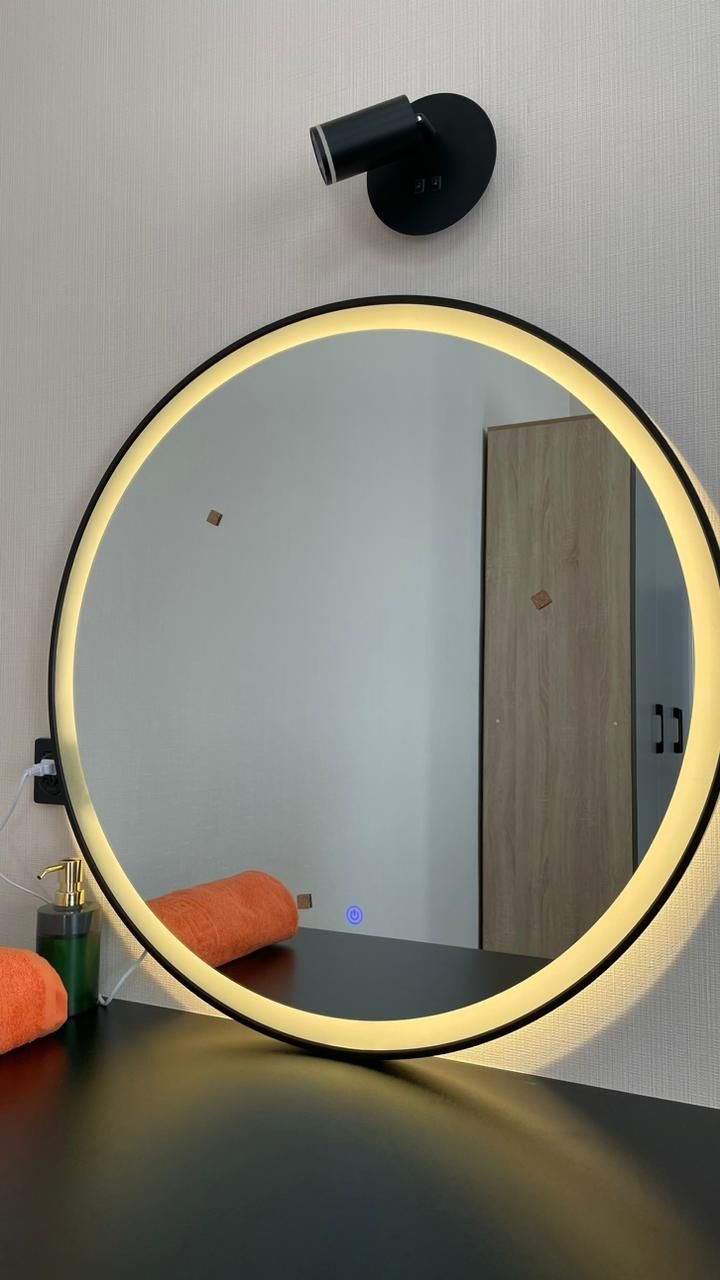 Зеркало.Зеркала для ванной.Зеркало с подсветкой.Зеркало в рамке.