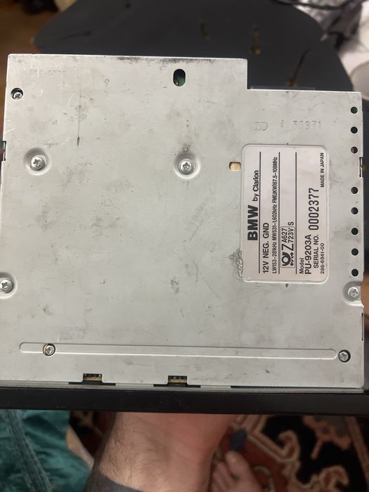 Radio casetofon bmw by Clarion PU-9203A