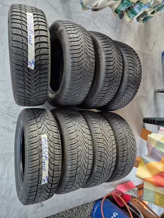 Vând cauciucuri 195/65/15 M+S 2 seturi diferite imp Germania
