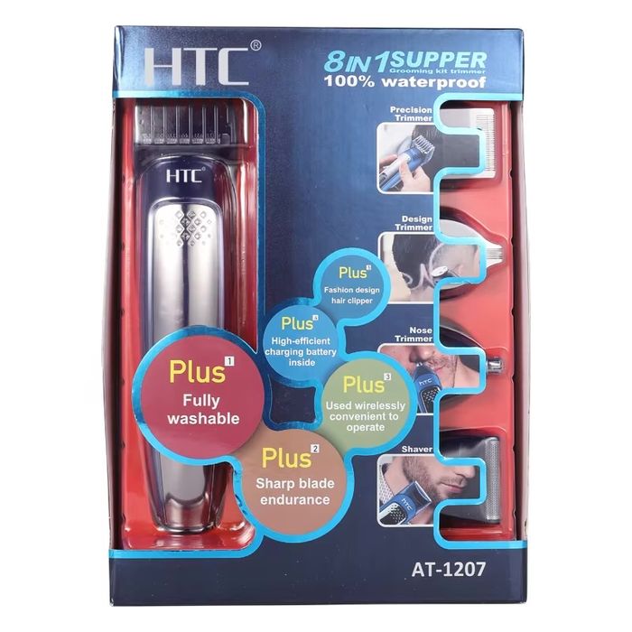Машина за подстригване HTC 8in1 waterproof