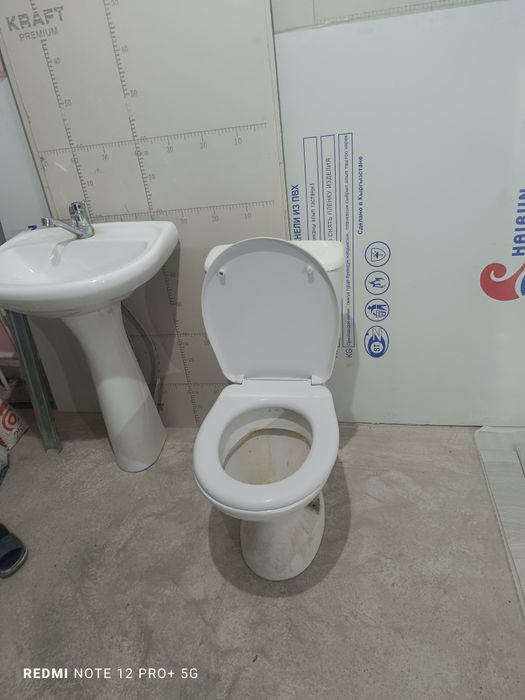 Унитаз в хорошем состоянии