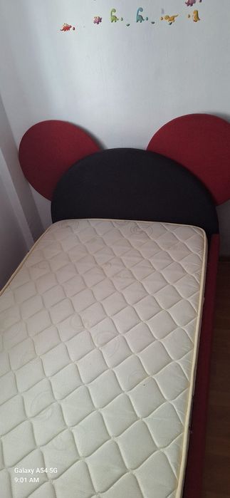 Pat de o singura persoana plus saltea