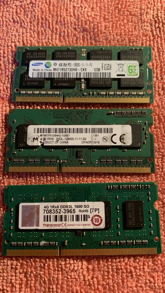 Memorie ram 4-8Gb.DDR4 si 4Gb.DDR3
