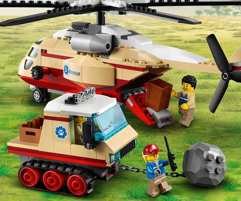 НОВО LEGO City Wildlife 60302 - Спасителна операция в дивото