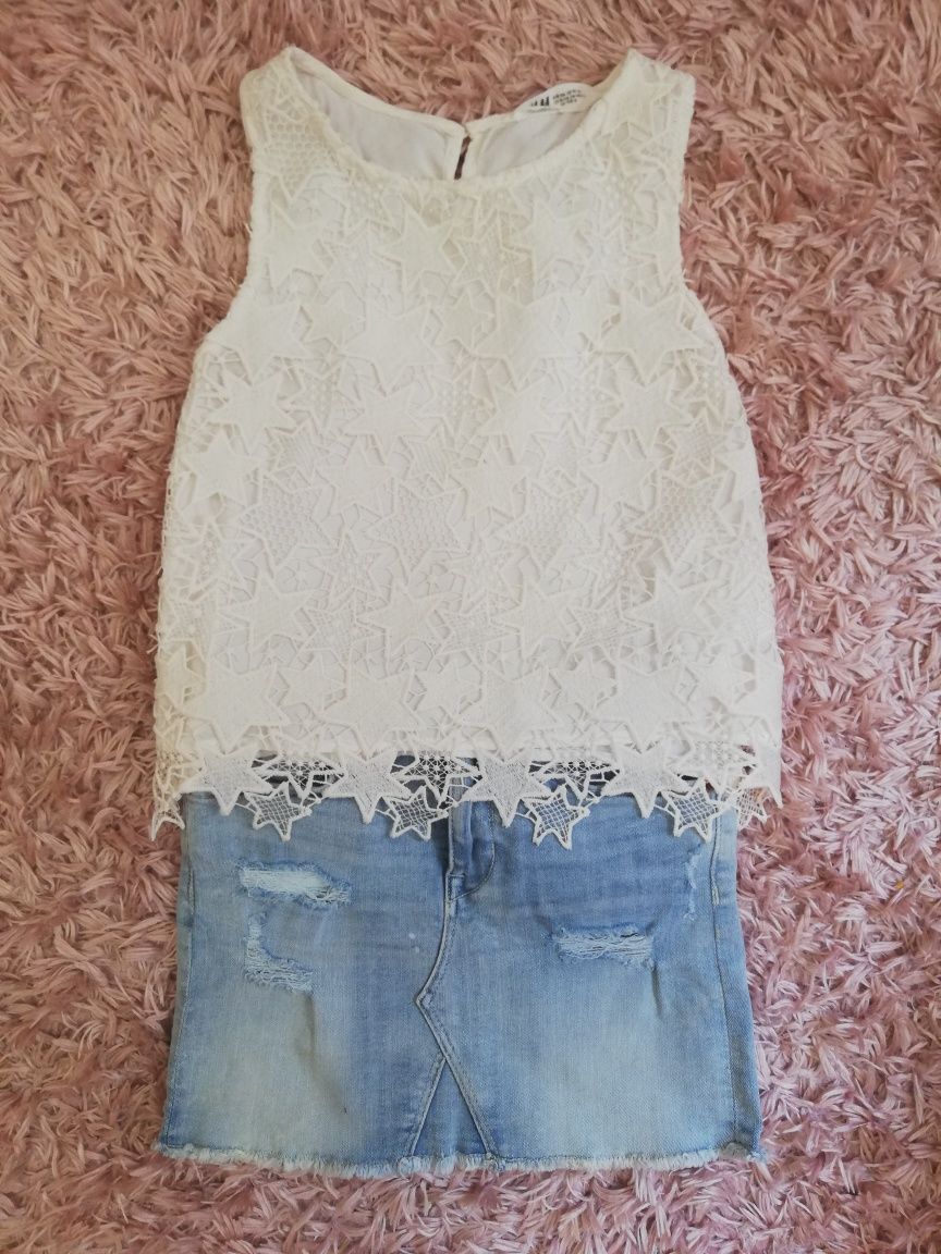 Страхотни ризки, дънкова и кожена пола от H&M