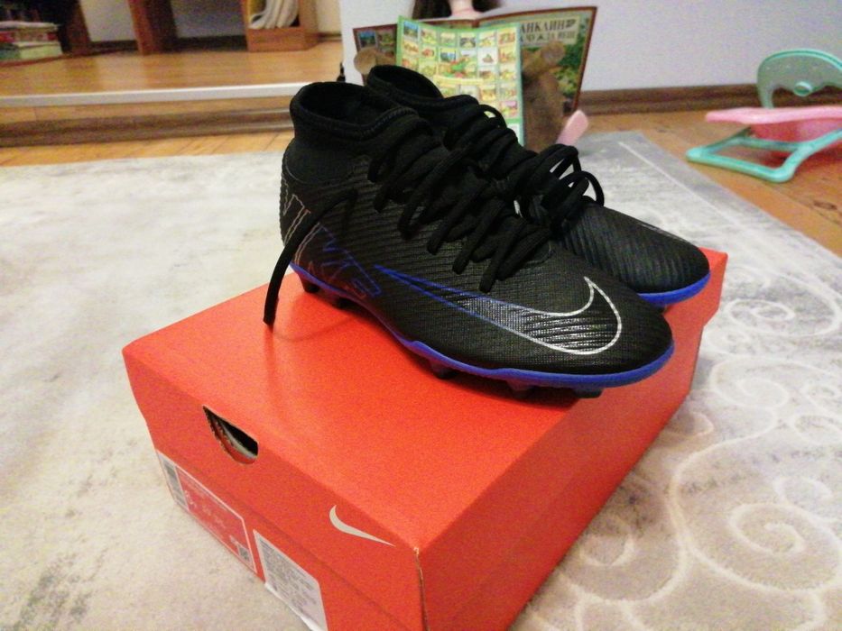 Обувки бутонки nike mercurial super fly 9 футбол football коледа
