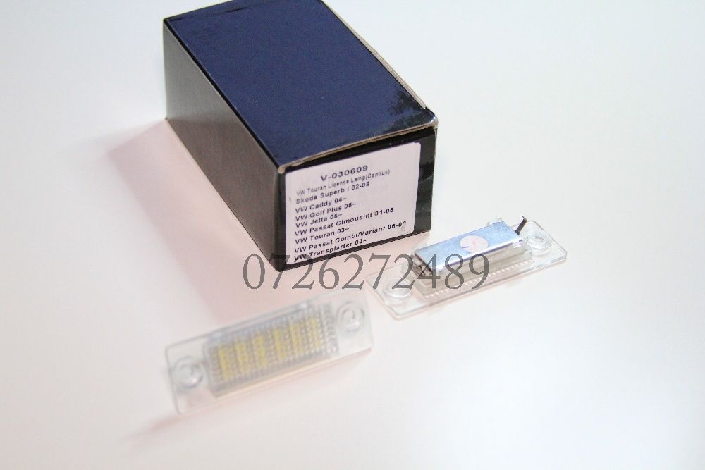 Lampi numar inmatriculare LED SMD dedicate VW Golf4,5,6,7,Passat B6,CC
