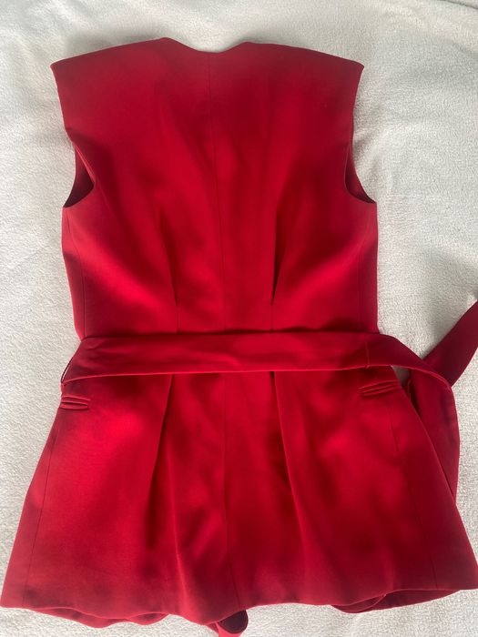 Червен костюм на Zara /зара