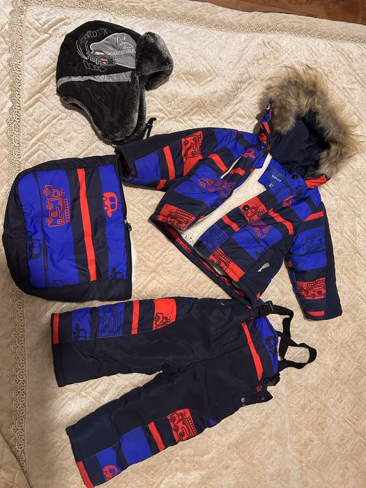 Зимняя куртка на мальчика трансформер