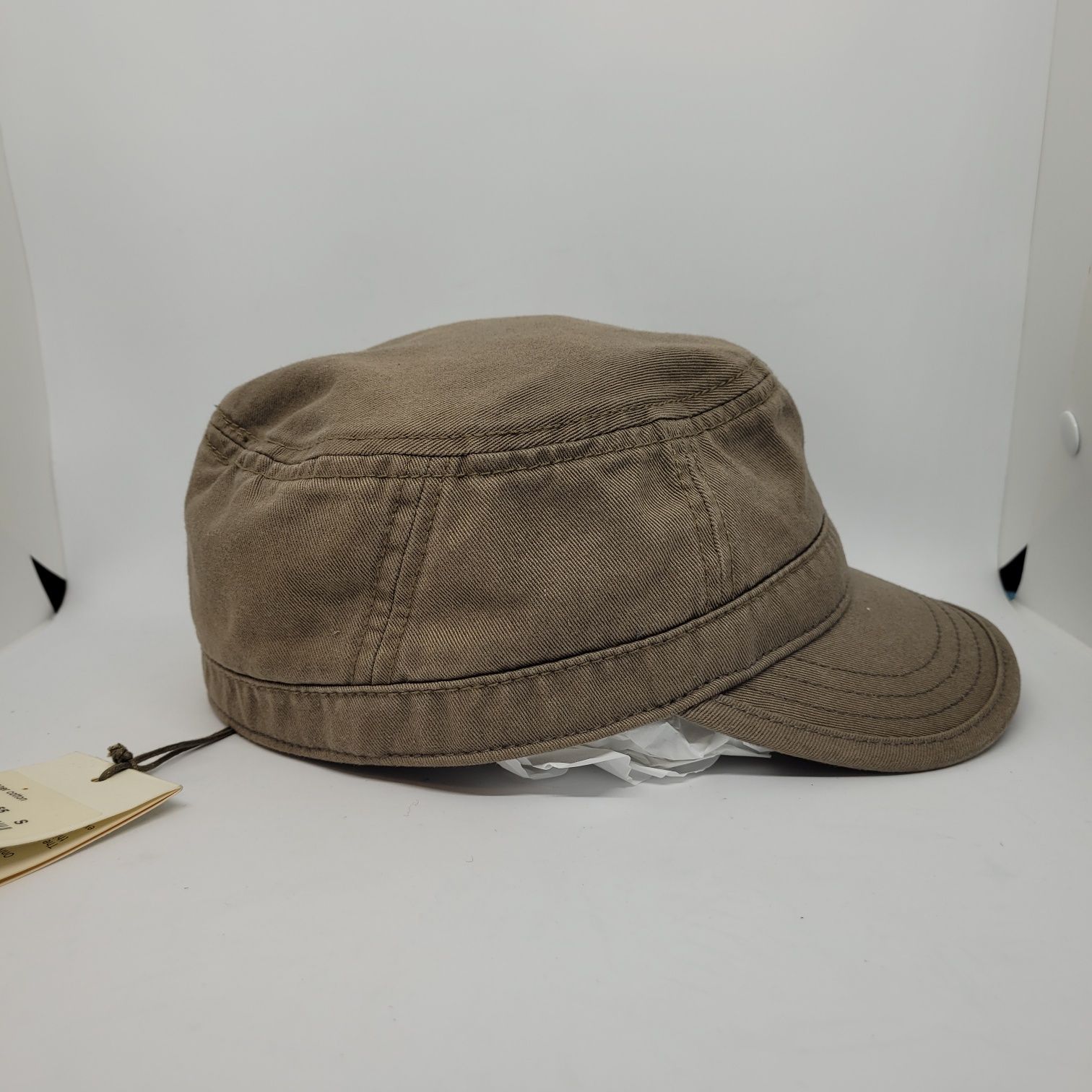 Stetson Gosper Armycap, Dark Beige, Size S (54-55 cm)