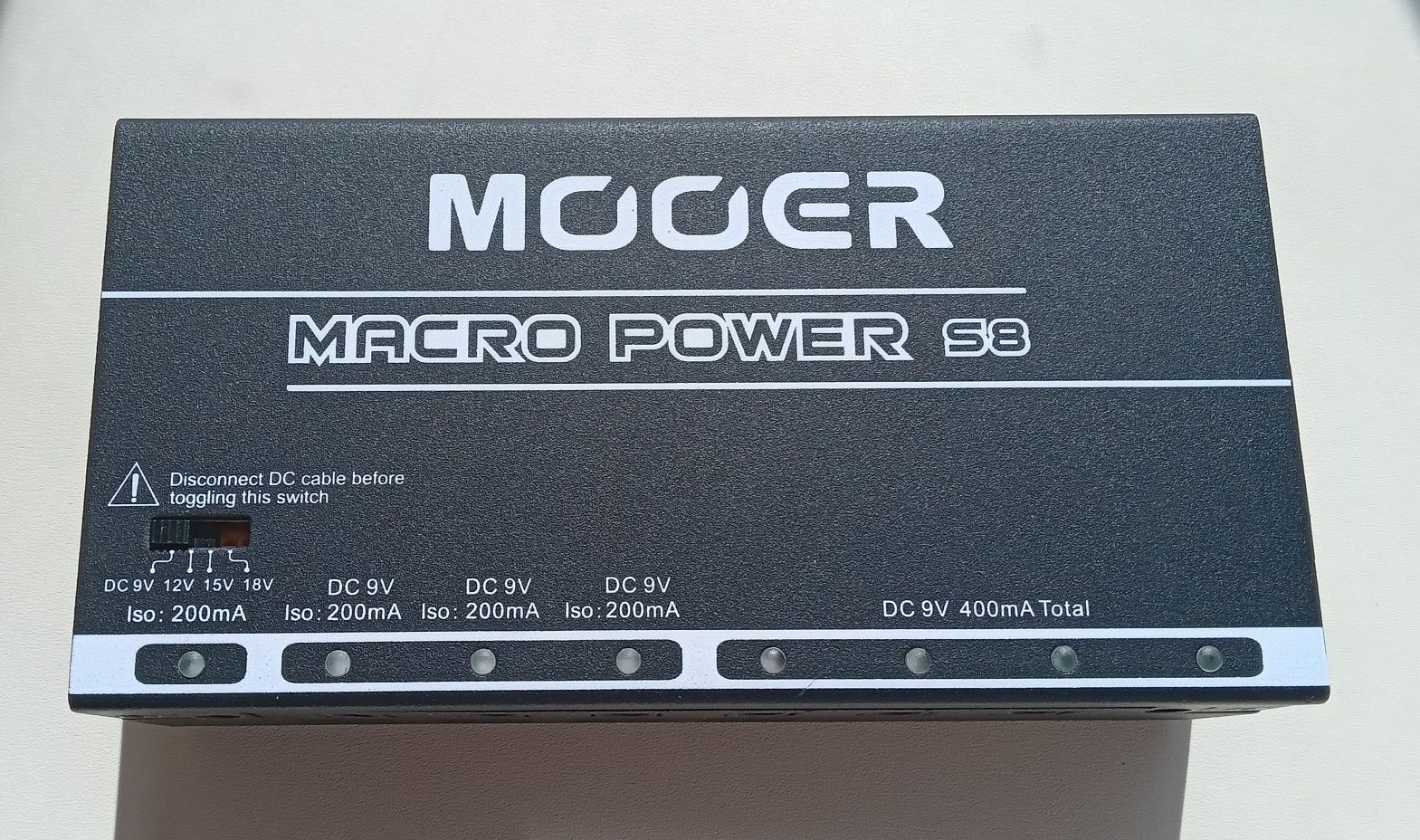 mooer macro power s8 пауэрплант/питание для педалей