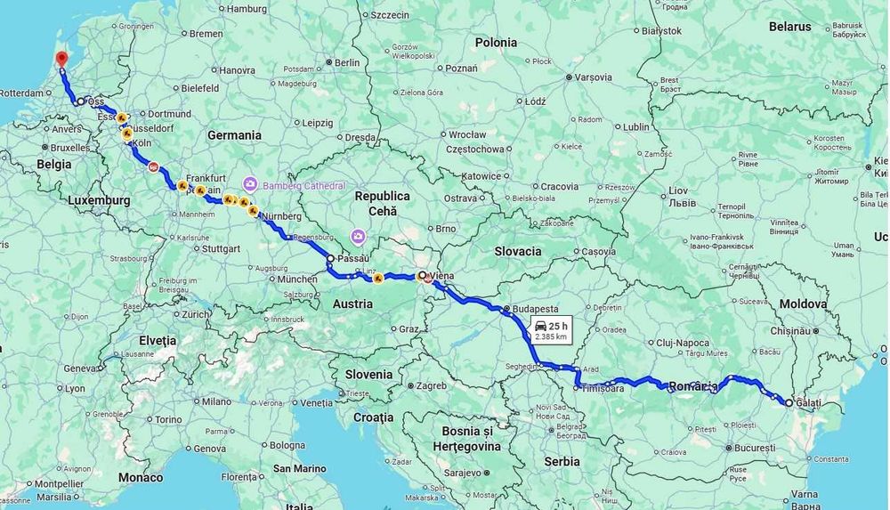 Transport Persoane & Colete România | Austria | Germania  | Olanda