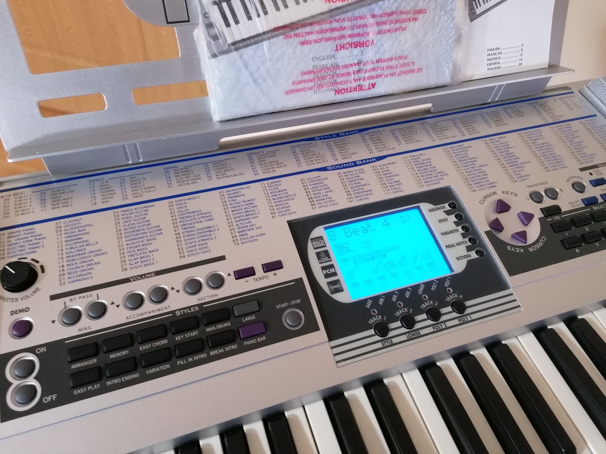 FARFISA TK-88 Disketa profesional pian digital orga keyboard