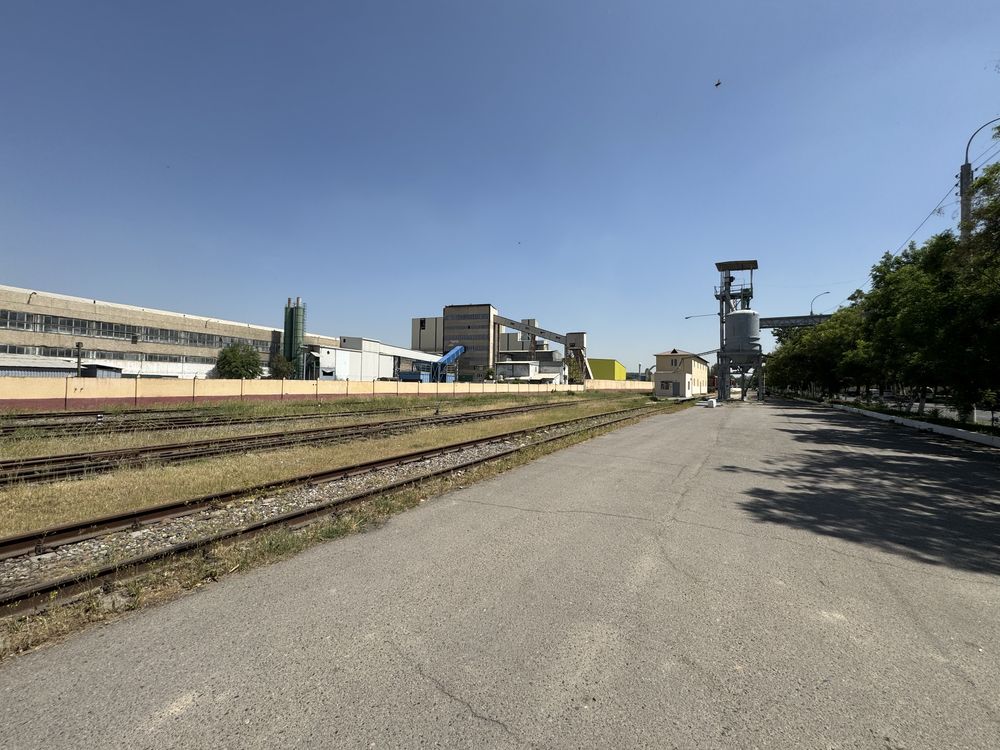 Продается Земля Для Бизнеса Жд Веткой 3 Гектар Бектемир в Дол Дороги