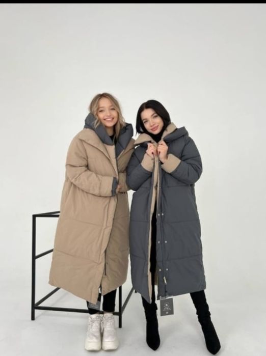 Продам новый пуховик двухсторонний 12000