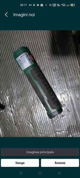 Lampa lanternă LED cu acumulator li-ion incorporat PARKSIDE PALA 2000