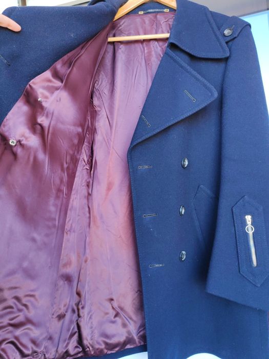 Palton L bărbătesc 100% lână virgină