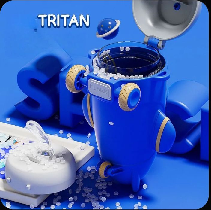 "СУПЕР АКЦИЯ" Детский термос в форме самолета — пить весело, удобно и