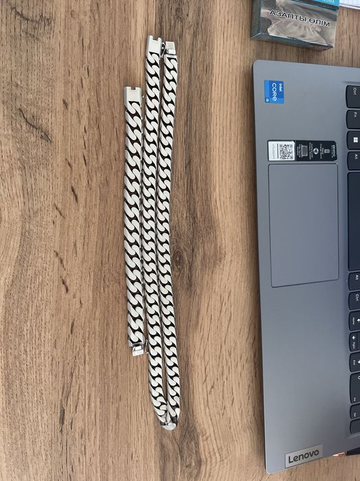 Цепь+ бралсет из серебра