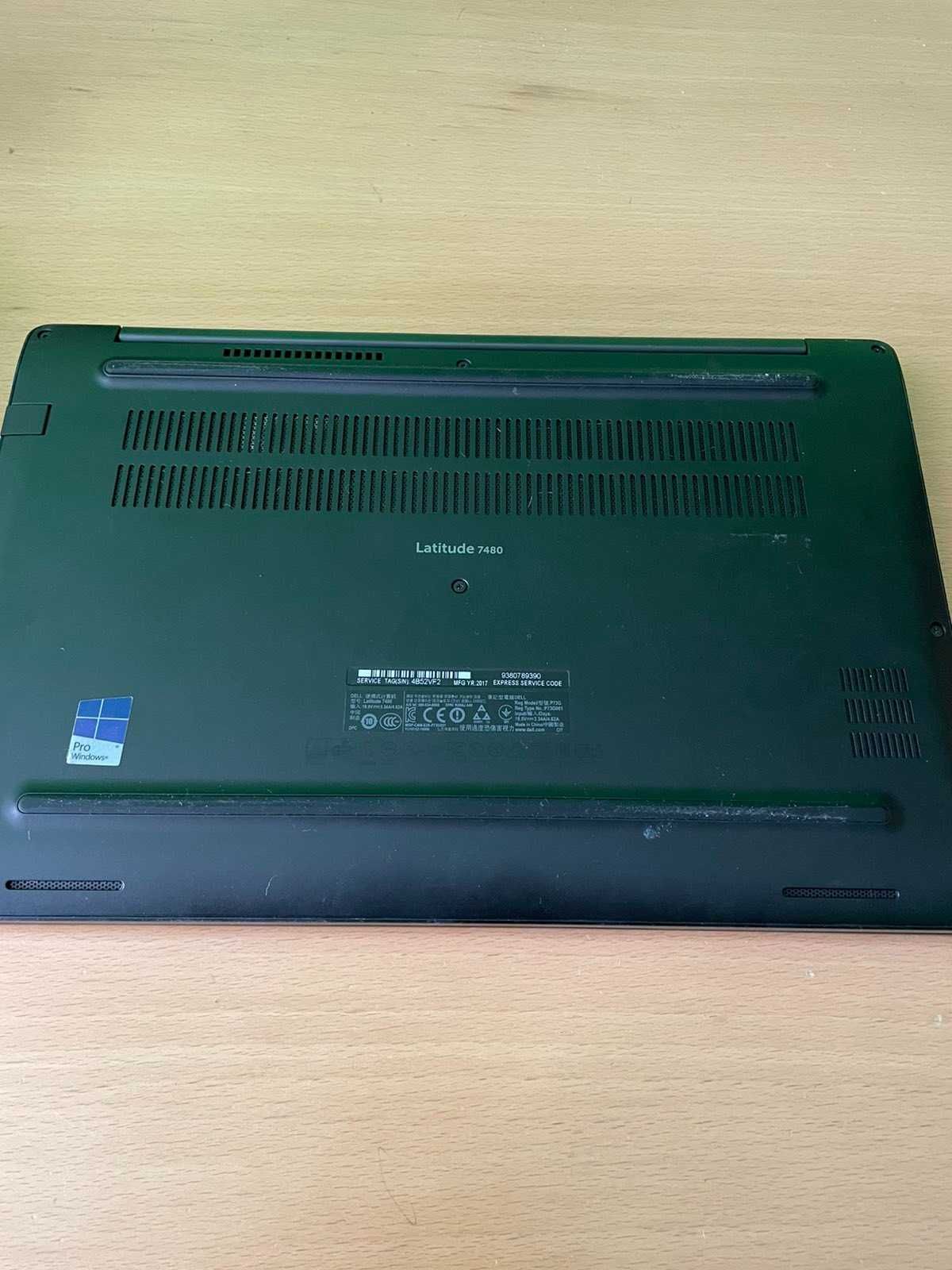 Dell 7480 - 14''FHD intel core i5 7300U, 8GB RAM, 128GB M.2 NVMe PCle