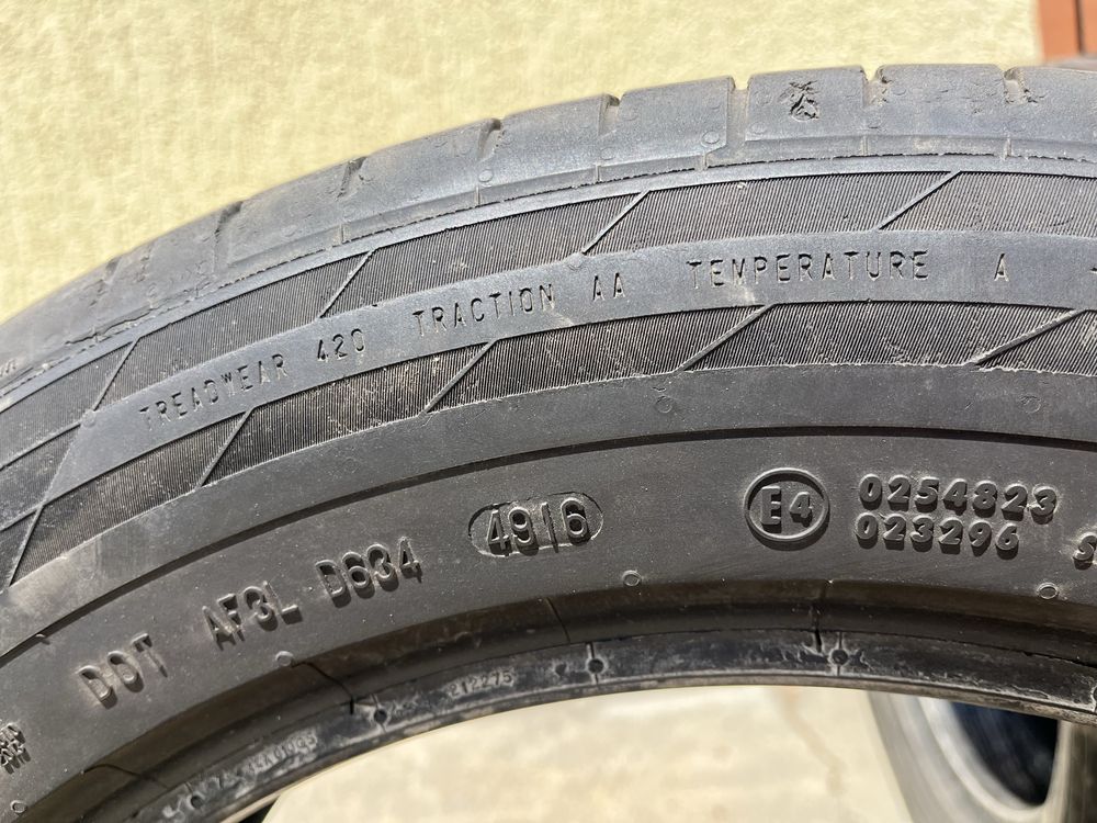 4 бр. летни гуми 235/55/18 Continental SUV DOT 4916 4 mm