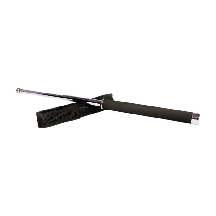 Baston telescopic 65 cm argintiu