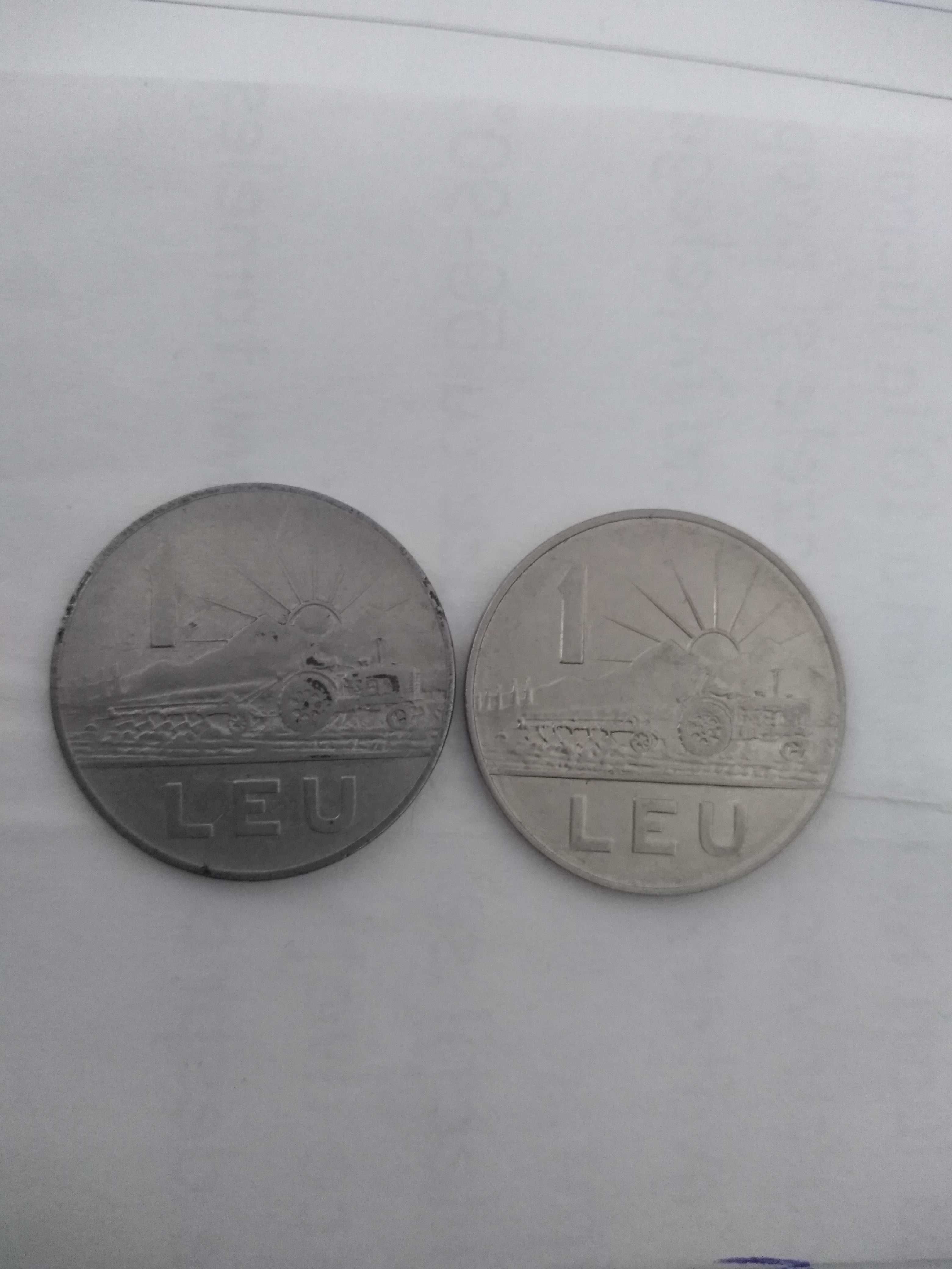 monede 1 leu 1963,1966 stare foarte bună