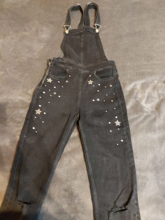 Salopeta de blugi fete H&M