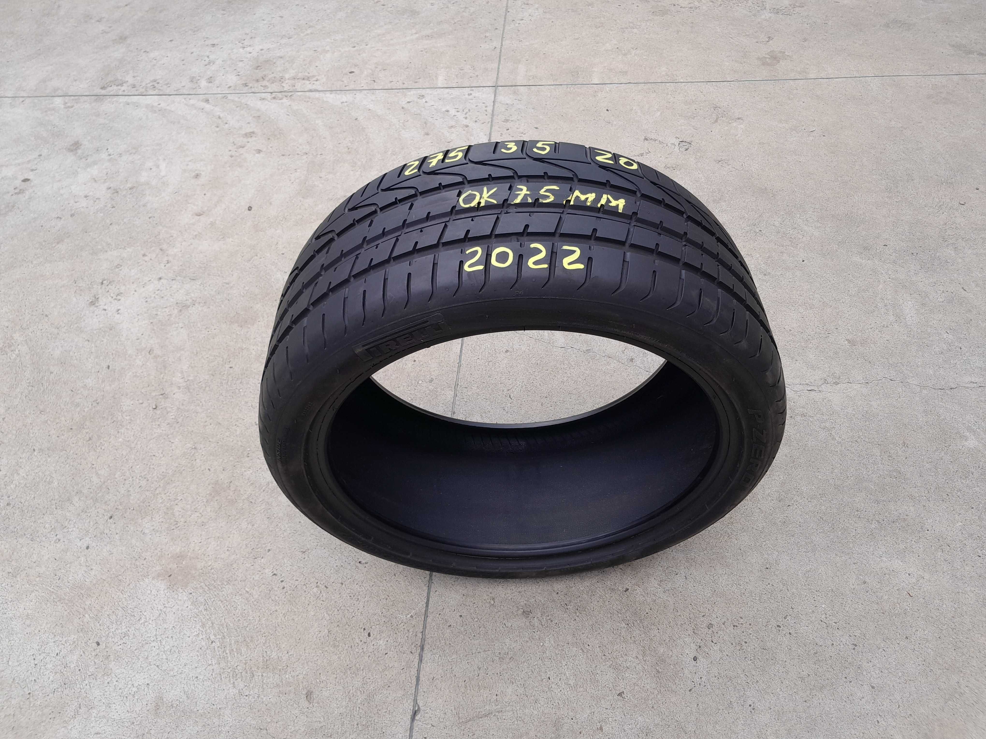 O anvelopa de vara 275 35 20 pirelli p zero MO profil 7,5 mm dot 2022