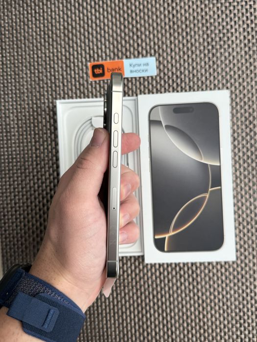 НОВ! *ЛИЗИНГ* iPhone 16 Pro 256Gb Natural Titanium / Гаранция