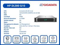 HP DL380 G10 2x Gold 6138 128GB P408i 2x PS Server 6 Luni Garantie