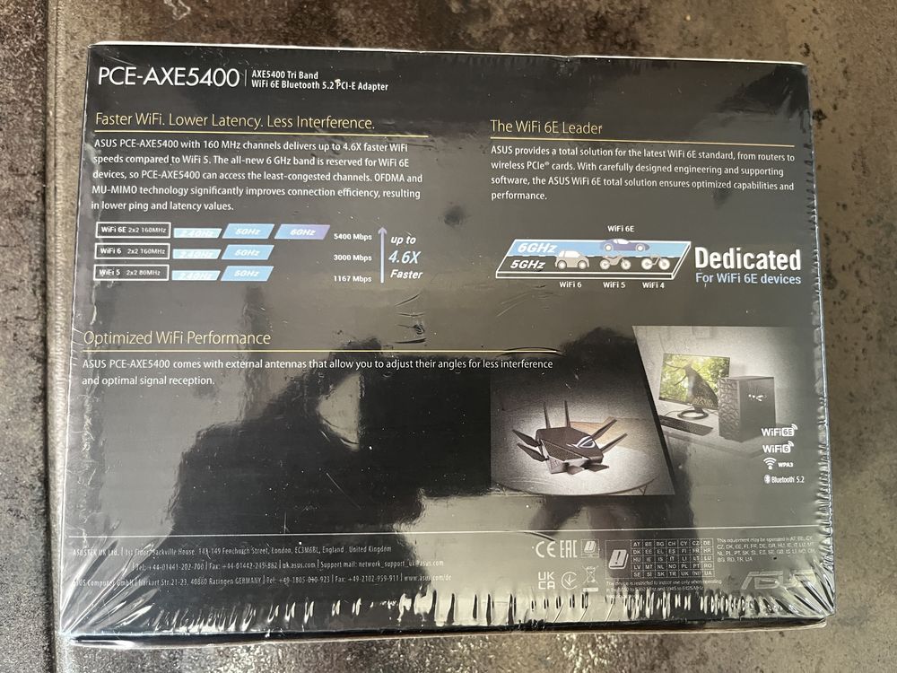 Asus AXE5400 tri band