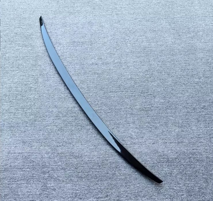 Eleron Spoiler codita lip tuning sport Audi A6 C6 negru lucios