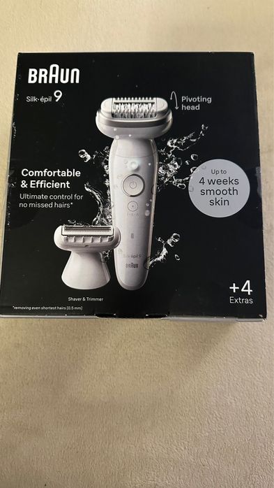 Epilator Brown Silk Epil 9 plus 4 accesorii nou sigilat
