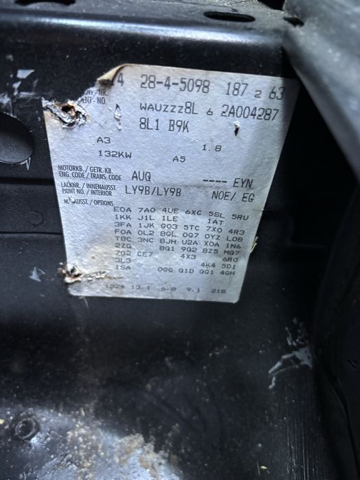 Audi 1.8T 180hp Automat на части