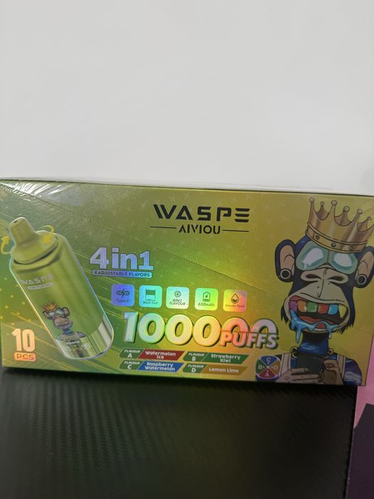 Vape 100,000 puffuri reincarcabil 4 in 1