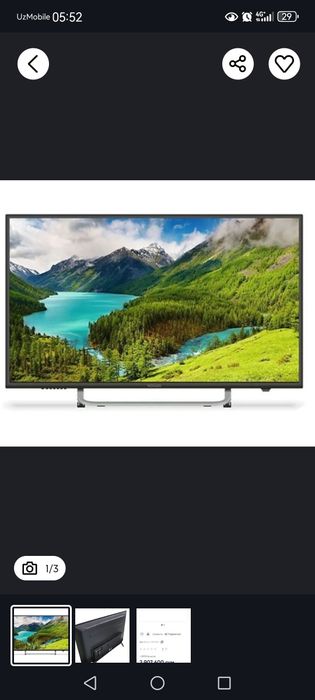 Срочно Продаётся. телевизор ROISON LED TV RE42021 в идеальном  сост