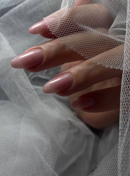 Наращивание , маникюр с укреплением геля