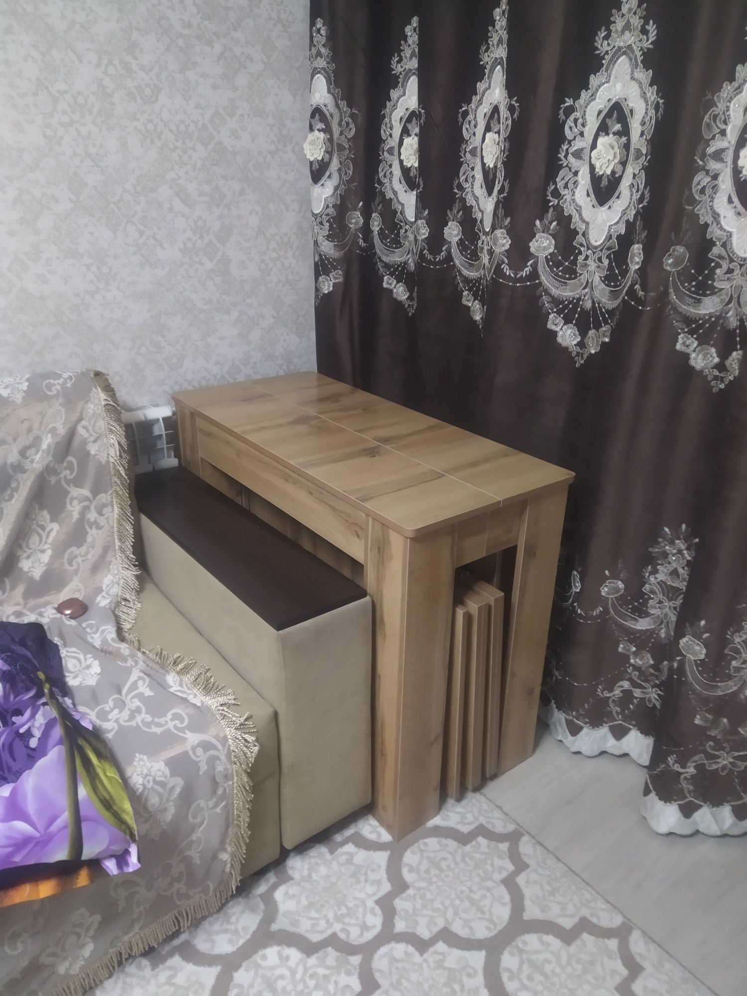 Гостиная Мебель Раскладной Стол Трансформер с Алматы с гарантией
