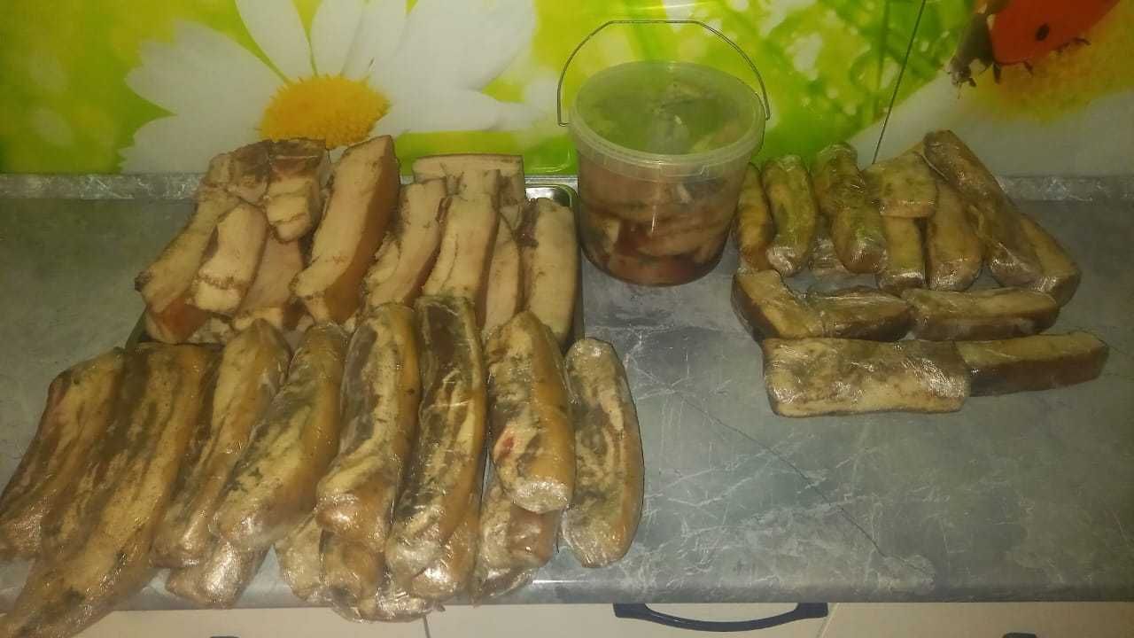 Сало копченное и соленое